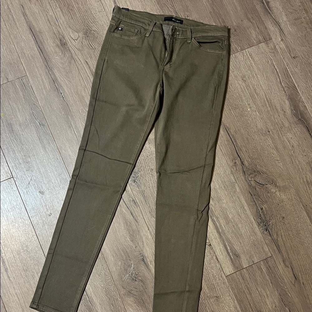 Kancan Olive Green Skinny Jeggings